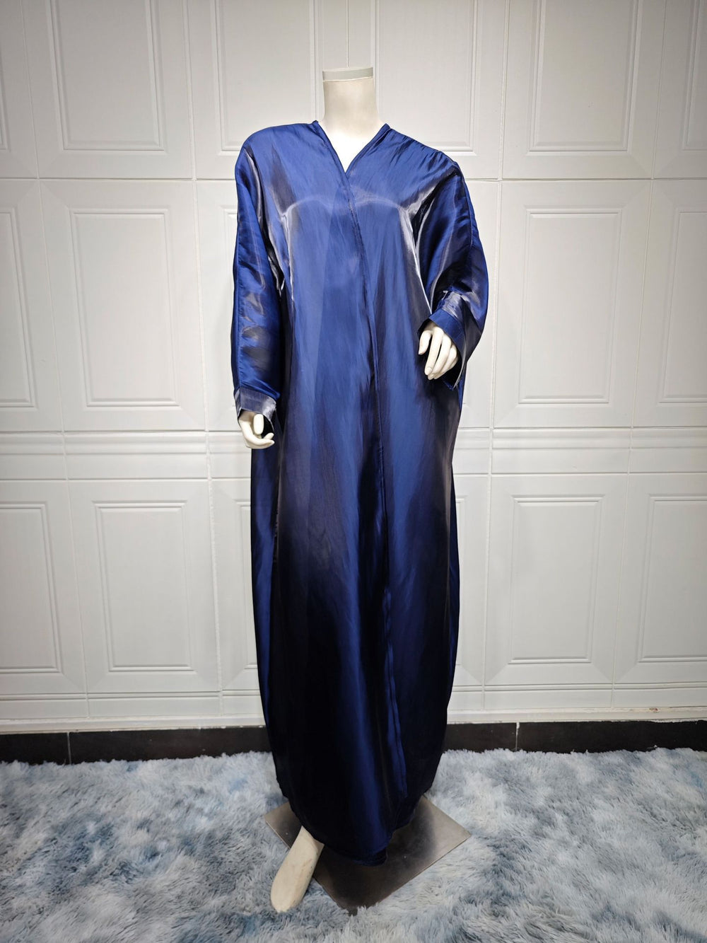 Muslim Bright Silk Satin Batwing Sleeve Robe - EX-STOCK Canada