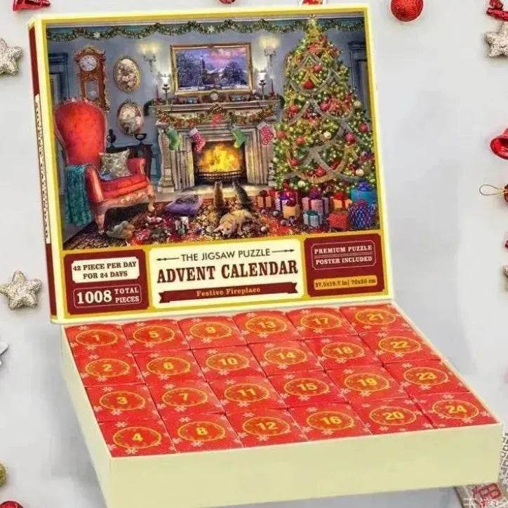 New 24 Boxes Unique Christmas Advent Calendar 2024 Jigsaw Puzzle - EX-STOCK CANADA