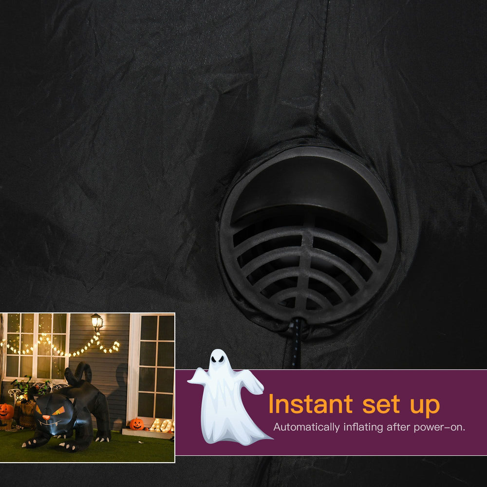 4Ft Tall Halloween Inflatable Black Cat Airblown Outdoor Yard Decoration Holiday Garden Decor EX-STOCK Canada