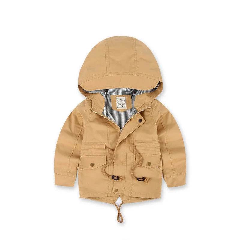 Children Cashmere Hoodie Windproof Winter jacket kids - EX-STOCK Canada