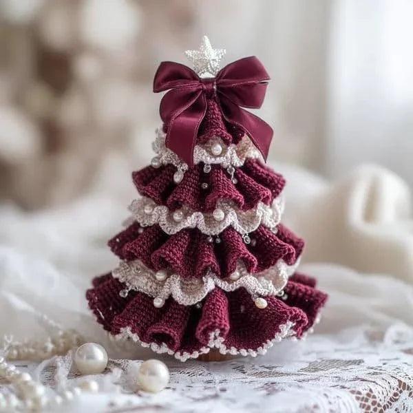 Crochet Christmas Tree Decoration DIY Material Package EX-STOCK Canada