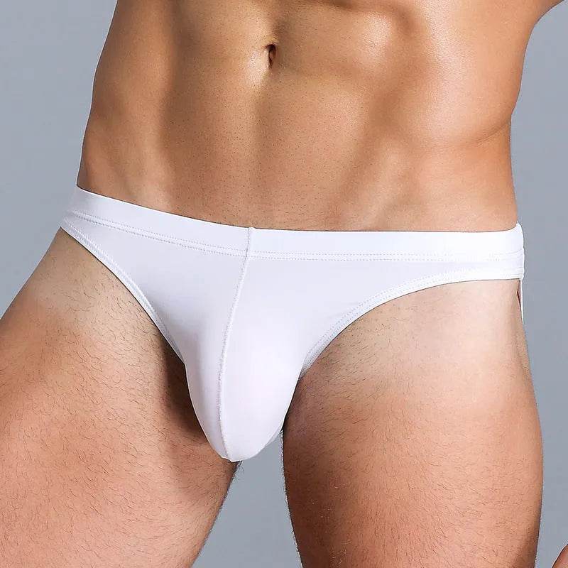 Low Waist Ice silk Elastic men's briefs underwear pant for men - EX-STOCK Canada