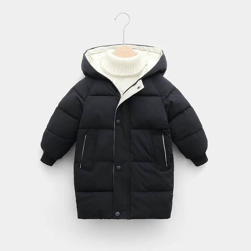 Children Winter Puffer Hoodie Windproof Jacket kids - EX-STOCK Canada
