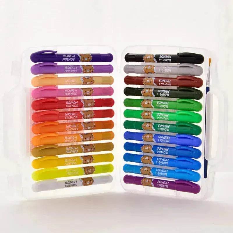 Kids Children Deli Rotating Crayon Children's Oil Pastel - EX-STOCK Canada