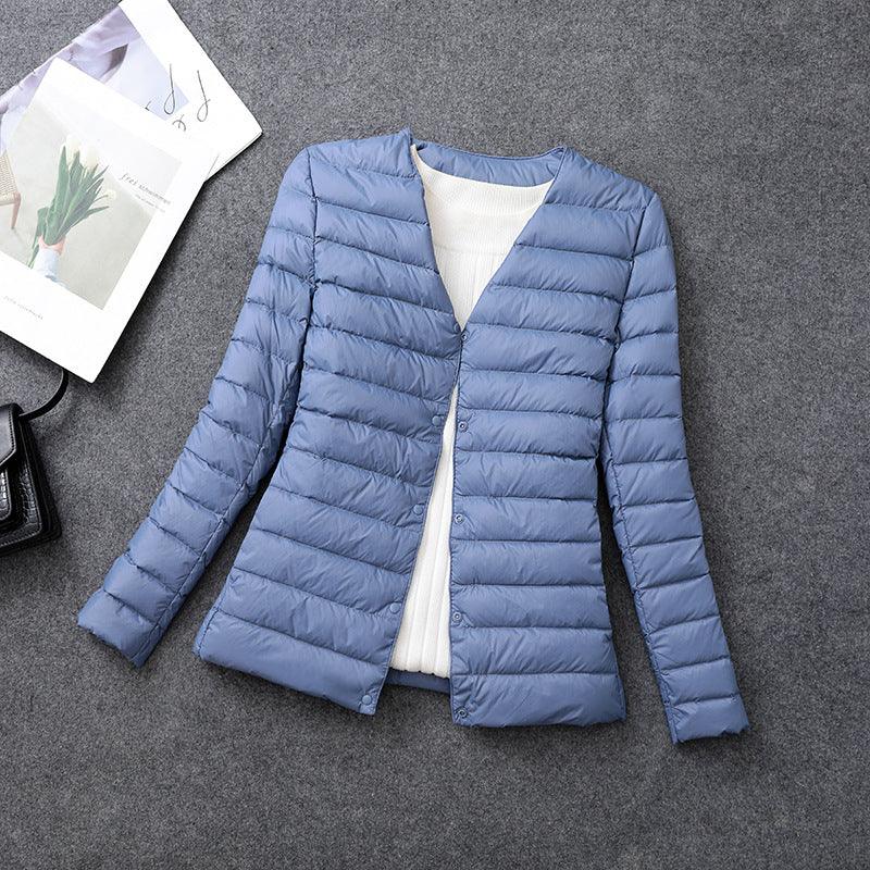 Women's Lightweight Short Inner-wear Round-neck Thermal Jacket - EX-STOCK Canada