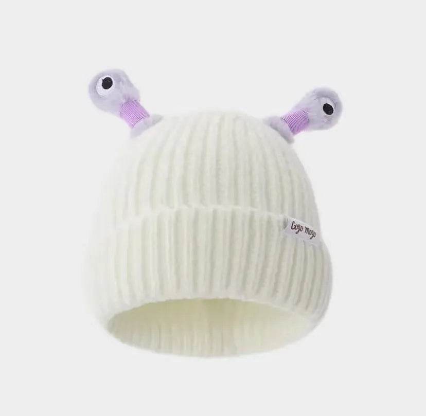 New Cute Luminous Fall Winter Warm Ear Protection Wool Cartoon All-matching Knitted Beanie Hat - EX-STOCK Canada