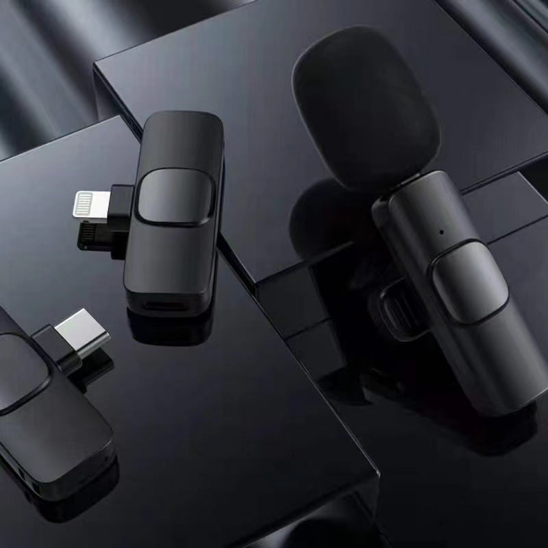 Short Video Shooting Mobile Phone Live Broadcast Wireless Lavalier Microphone EX-STOCK Canada