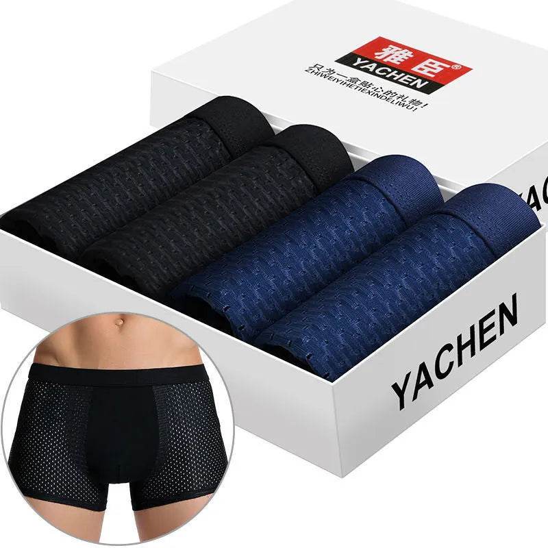 Yachen Silky mesh Breathable boxer briefs underwear men - EX-STOCK Canada