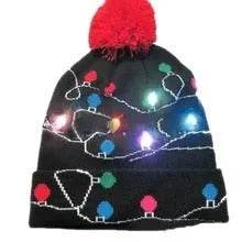 LED Light Christmas Beanies - EX-STOCK Canada