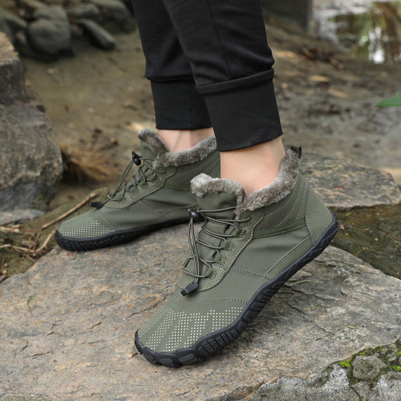 Waterproof fleece-lined winter hiking boots – product view 3