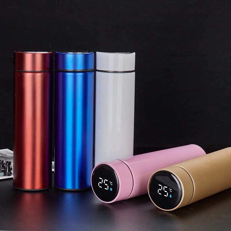 Intelligent 304 Stainless Steel Vacuum Water Cup Temperature Display Car Insulation Cup EX-STOCK Canada