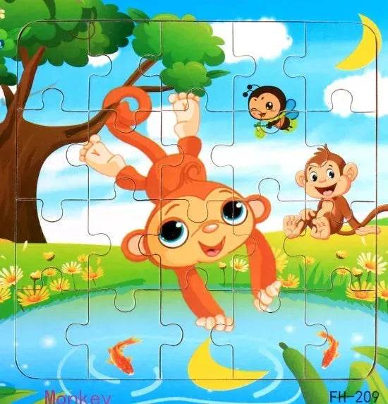 Wooden jigsaw puzzle toy - EX-STOCK Canada