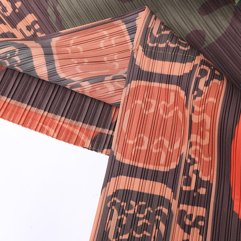 Plus Size Printed Cardigan Muslim Robe EX-STOCK Canada