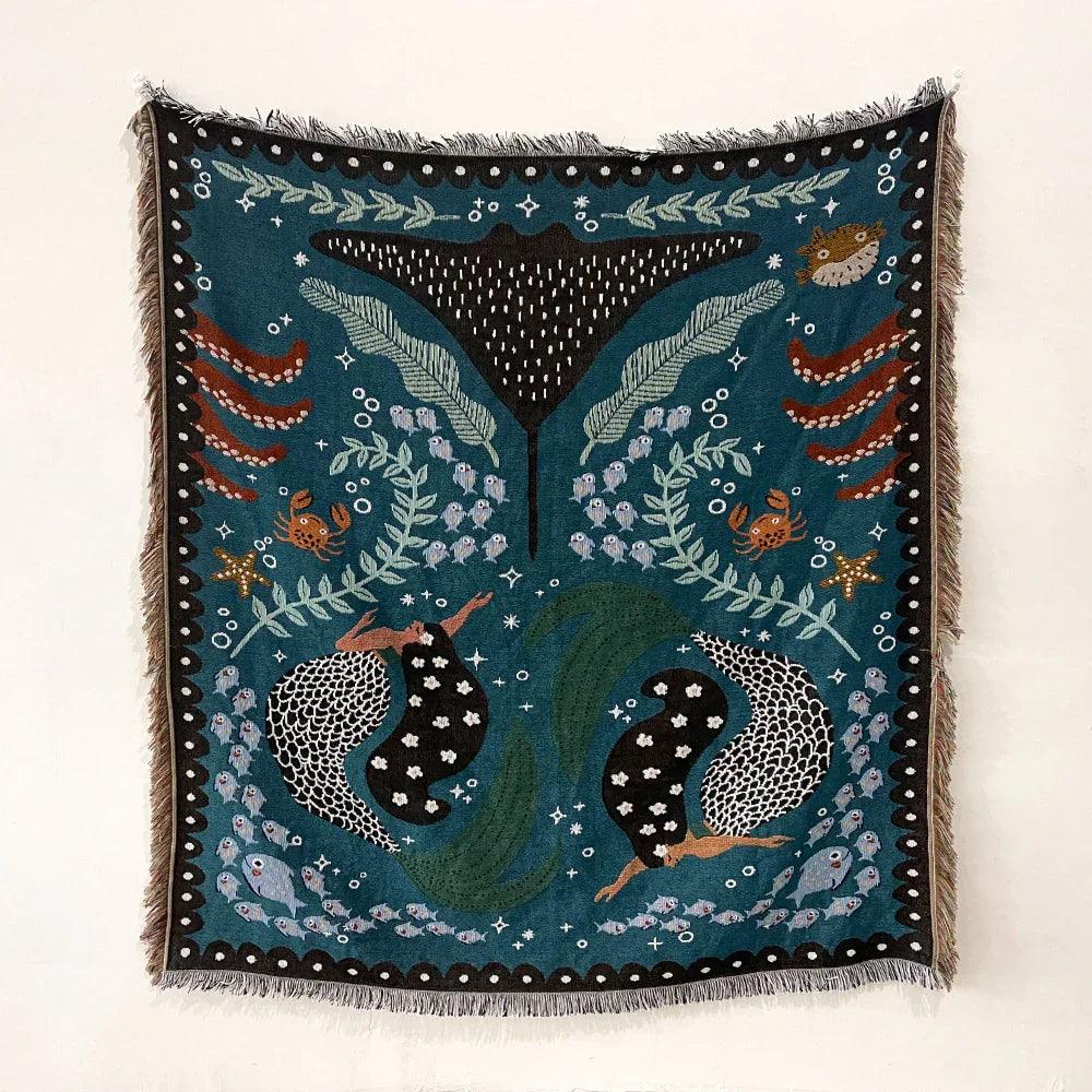 Sofa Blanket Tapestry Bohemian Blanket EX-STOCK Canada
