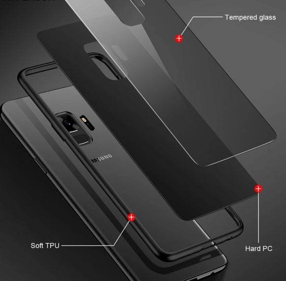 Personalized Customized phone case tempered glass case for iphone and Samsung - EX-STOCK Canada