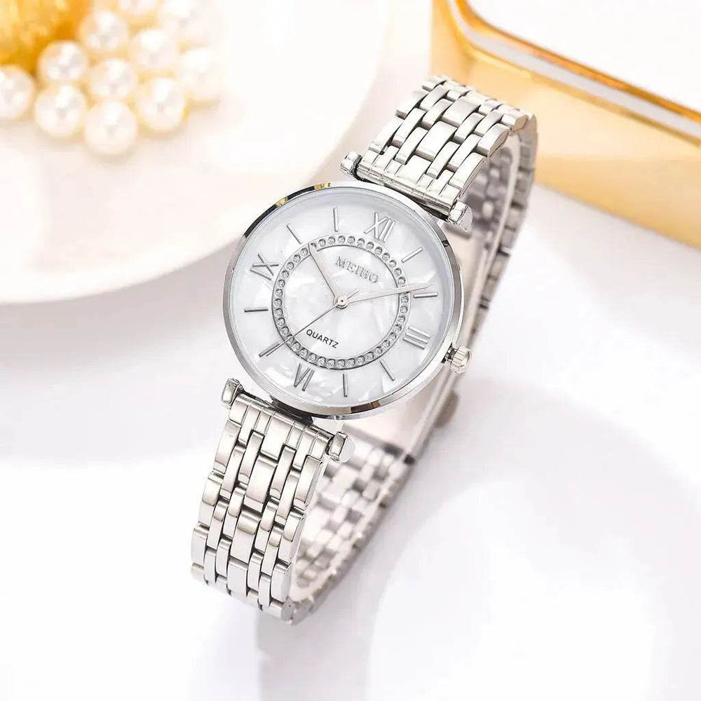 Gold quartz watch for women - EX-STOCK Canada