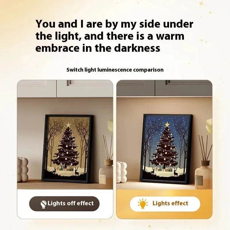 2024 New Luminous Christmas Tree Painting decorations Bluetooth Speaker integrated Gift Ideas - EX-STOCK Canada