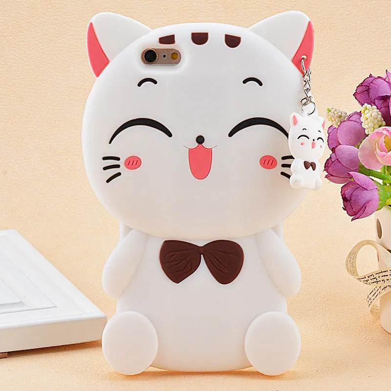 Cute Mouse Cartoon Silicone Mobile Phone Case for girls - EX-STOCK Canada