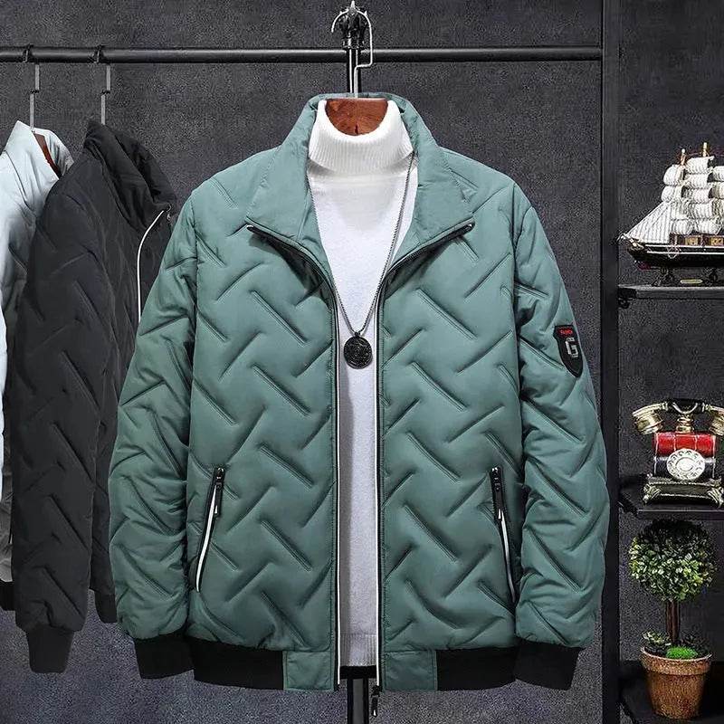 Compressed Cotton Stand Collar Men's Cotton-padded Coat Winter Coat Short Clothes Korean Style Trendy Cotton Clothing Workwear Winter Cotton-padded Jacket - EX-STOCK Canada
