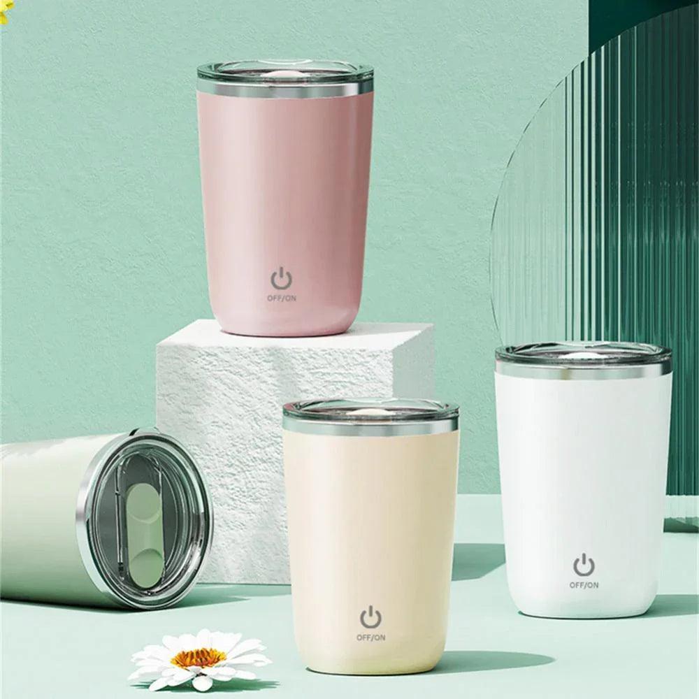 350ml Automatic Self Stirring Mug Coffee Milk Juice Mixing Cup Electric Stainless Steel Lazy Rotating Mug Magnetic Stirring Cup Kitchen Gadgets EX-STOCK Canada