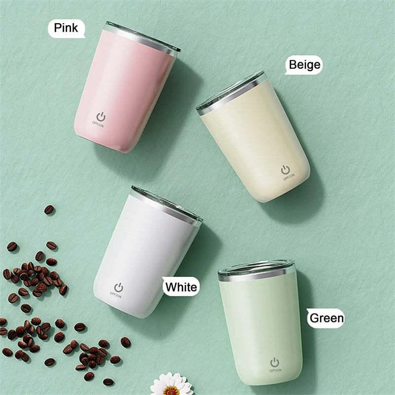 350ml Automatic Self Stirring Mug Coffee Milk Juice Mixing Cup Electric Stainless Steel Lazy Rotating Mug Magnetic Stirring Cup Kitchen Gadgets EX-STOCK Canada