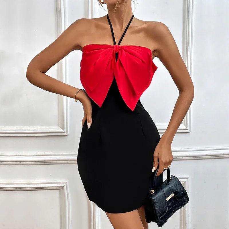 Bow Valentine's Day Sling Dress EX-STOCK Canada