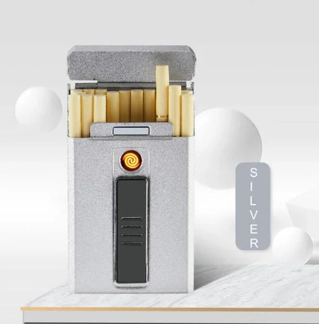 Ten conventional thin cigarette rechargeable cigarette case EX-STOCK Canada