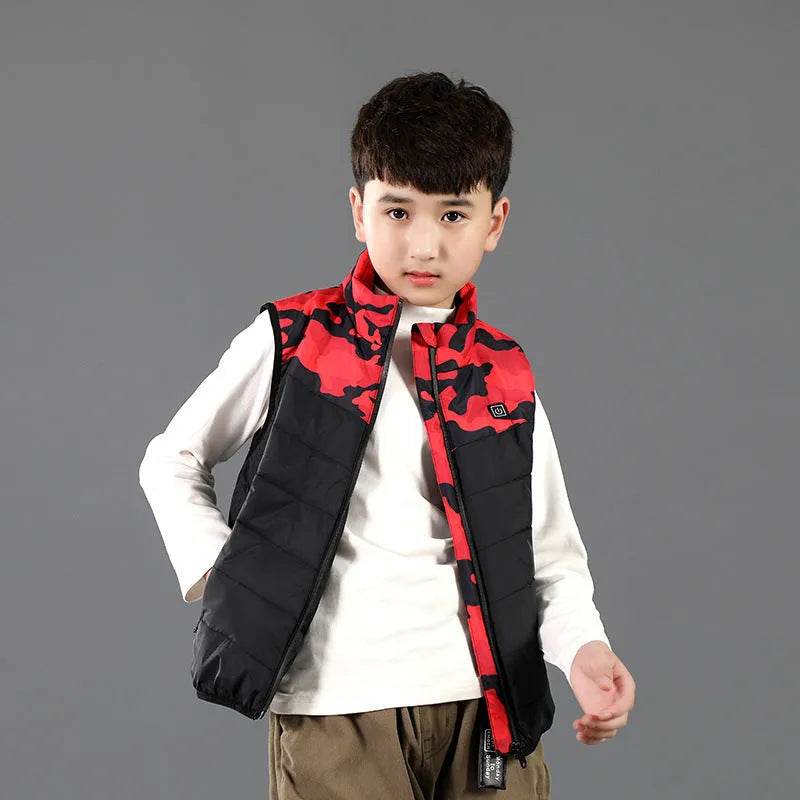 Children Thermal Winter Vest Jacket Outwear Boy Girl Kids - EX-STOCK Canada