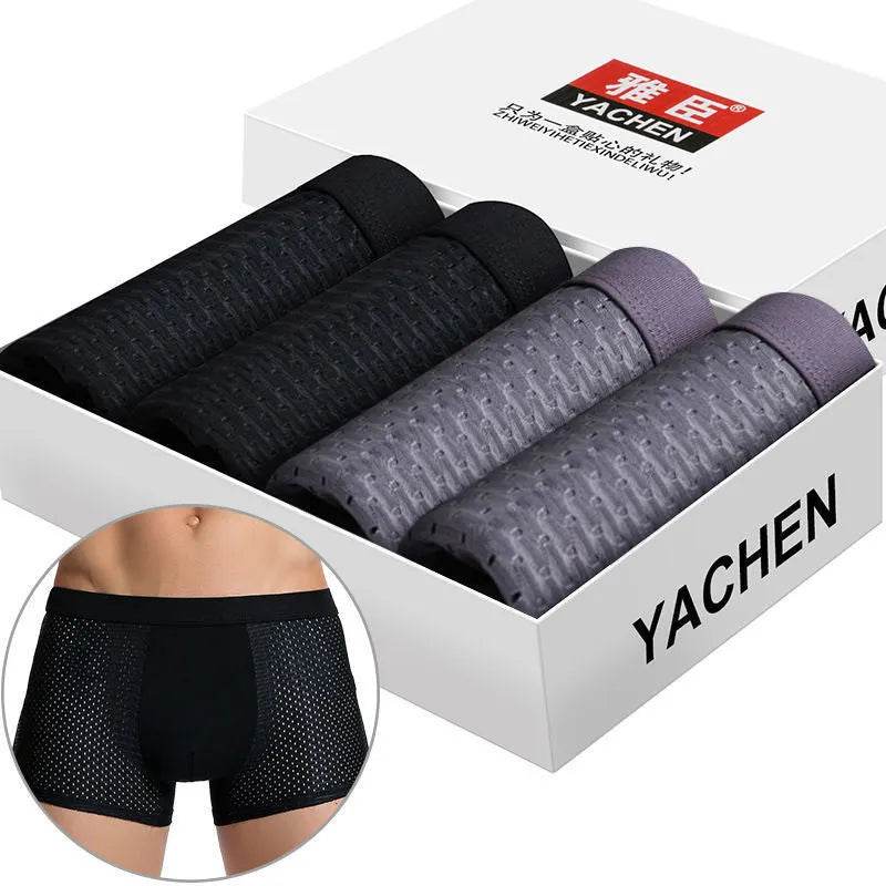 Yachen Silky mesh Breathable boxer briefs underwear men - EX-STOCK Canada