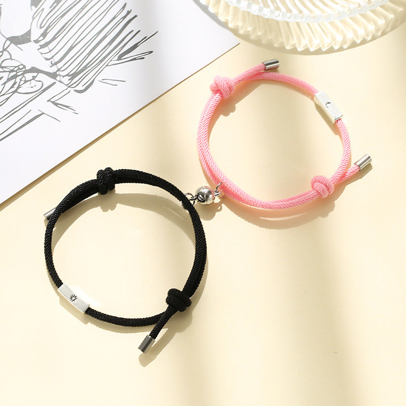Alloy Sun And Moon Couple Bracelets A Pair - EX-STOCK Canada