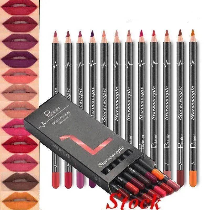 36 Color Lip Liner Waterproof Non-smudge Nude Color - EX-STOCK Canada