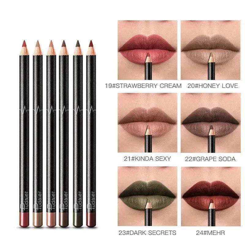36 Color Lip Liner Waterproof Non-smudge Nude Color - EX-STOCK Canada
