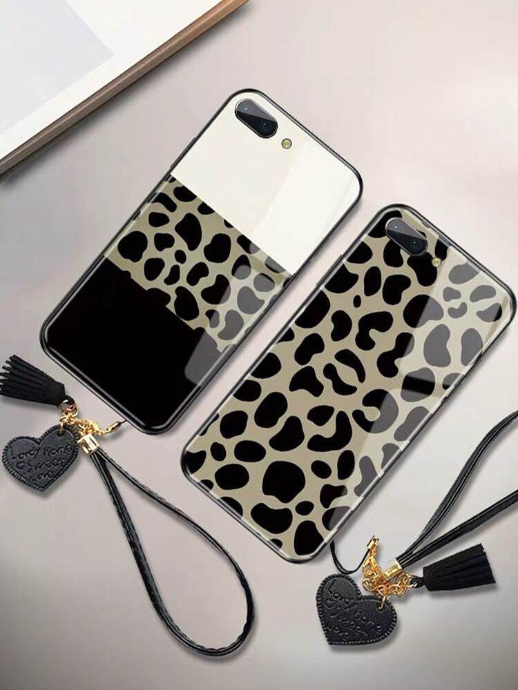 Luxury Leopard Tempered Glass Mirror iphone Case - EX-STOCK Canada