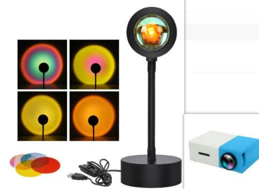 Sunset Projection Lamp Sunset Projector Night Light Wall Decoration Lighting EX-STOCK Canada
