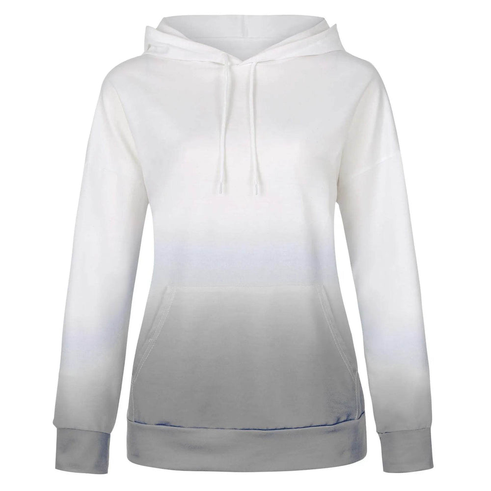 Women Tie-dye print hooded long sleeves - EX-STOCK Canada