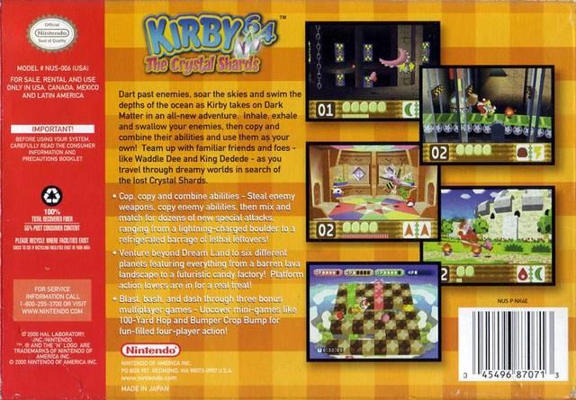 Kirby 64 - Les Éclats de Cristal