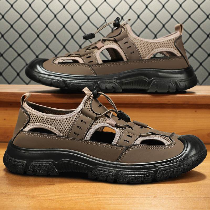 Summer Beach Hole Wading Rotating Button Sandals Men's Casual Shoes EX-STOCK CANADA