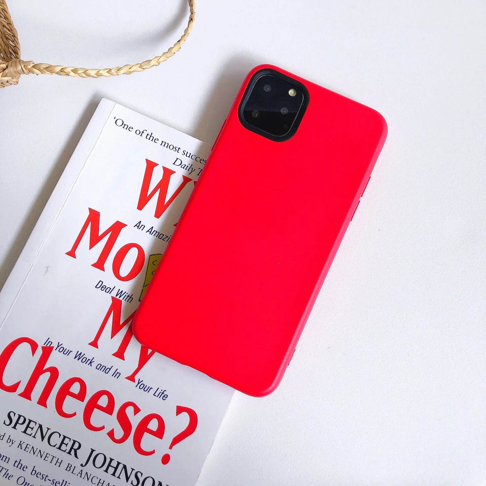 Plain Soft Silicone Mobile iphone phone case Unisex - EX-STOCK Canada