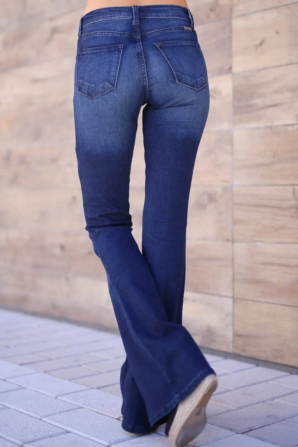 Women's mid-rise trousers bootcut jeans - EX-STOCK Canada