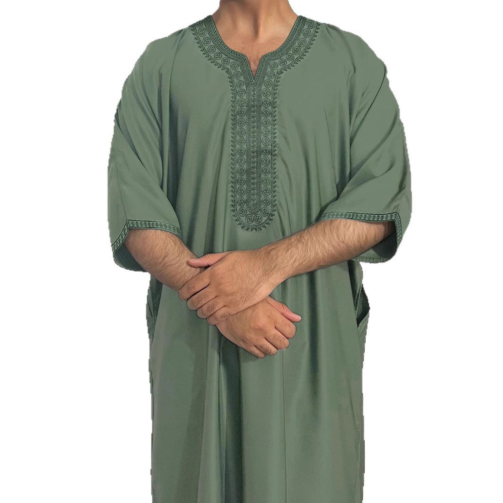 Ethnic Men's Clothing Middle East Muslim Loose Robe Men - EX-STOCK Canada