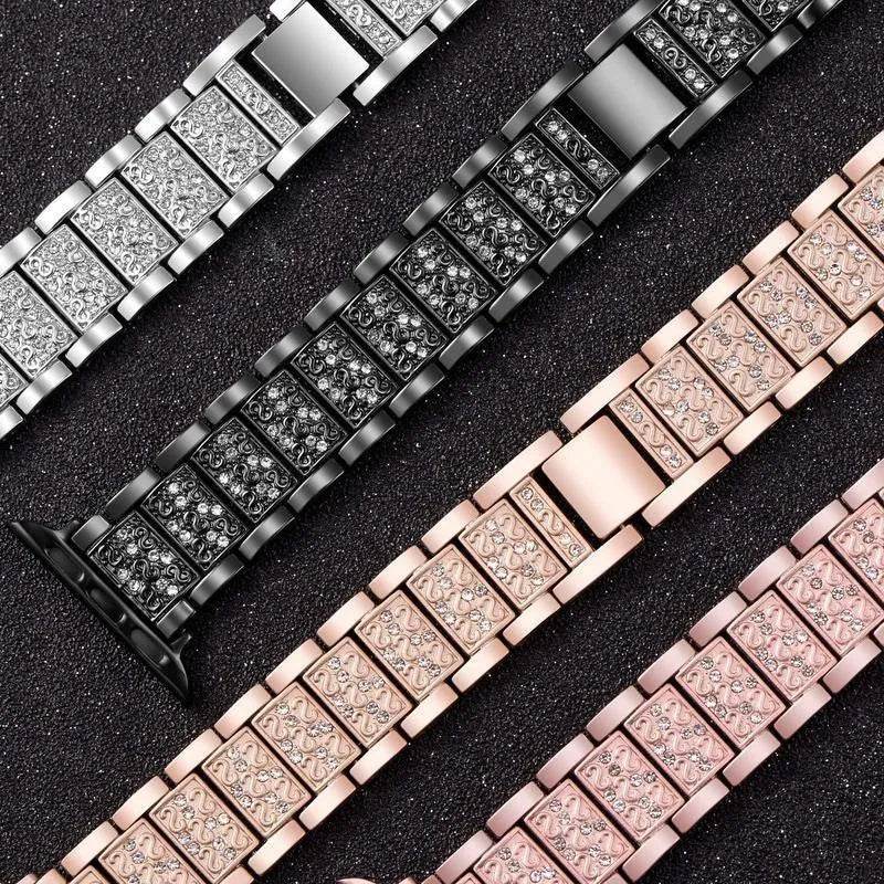 Female Jewelry Chain Watch Strap Bracelet Wrist band suitable for Apple Watch - EX-STOCK Canada
