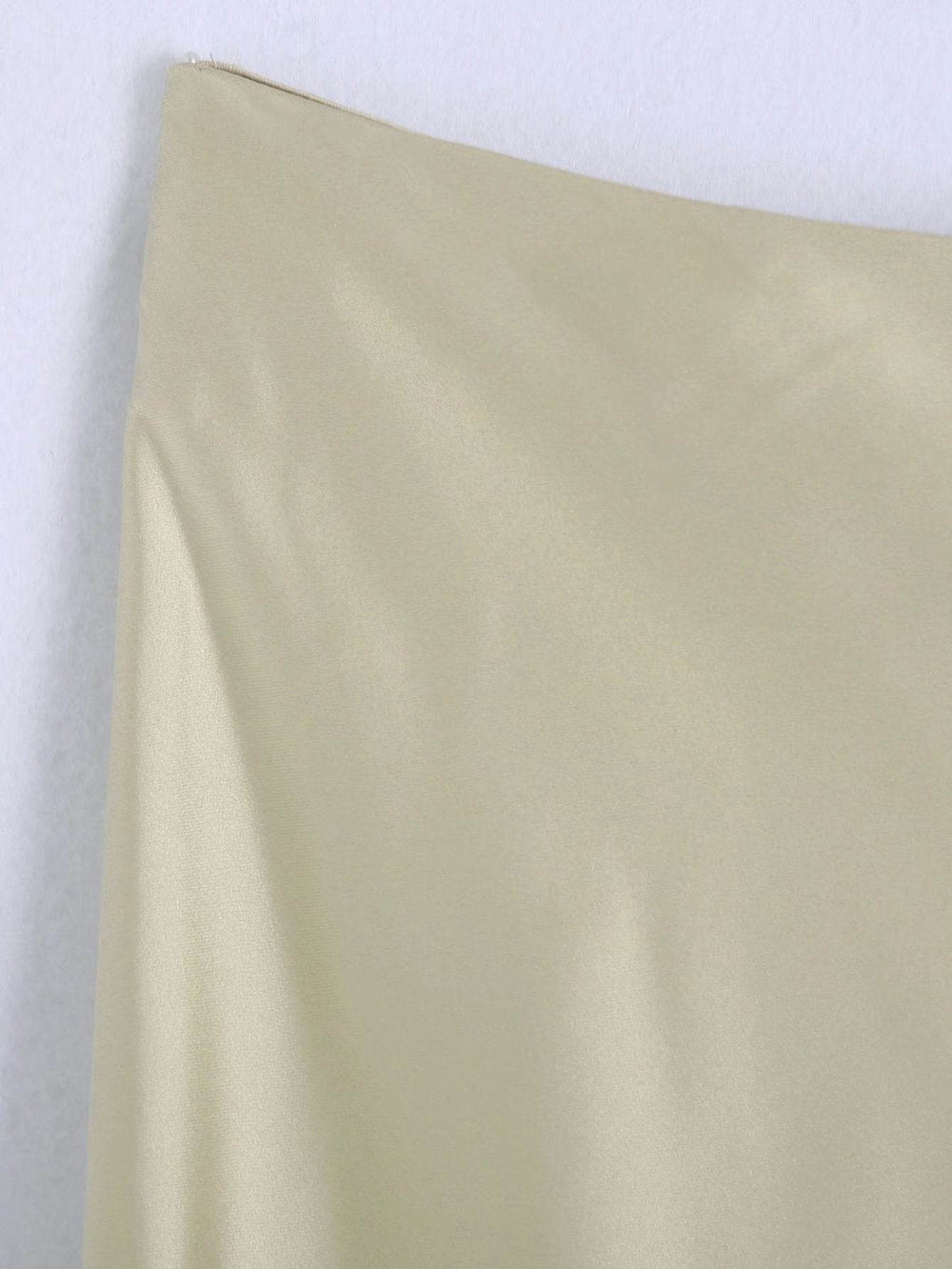 High Waisted Midi Silk Satin Skirt - EX-STOCK Canada