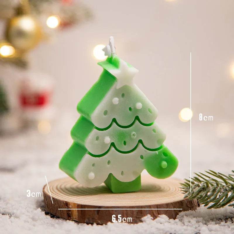 Christmas Tree Silicone Molds For DIY Christmas Creative Atmosphere Decoration Handmade Fragrant Candles - EX-STOCK Canada