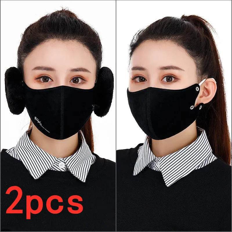 Winter detachable two-in-one warm mask earmuffs - EX-STOCK Canada