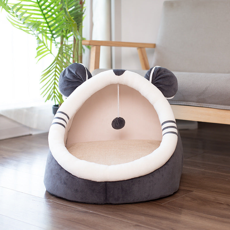 Pet cat litter closed cat litter kennel winter plus velvet EX-STOCK Canada