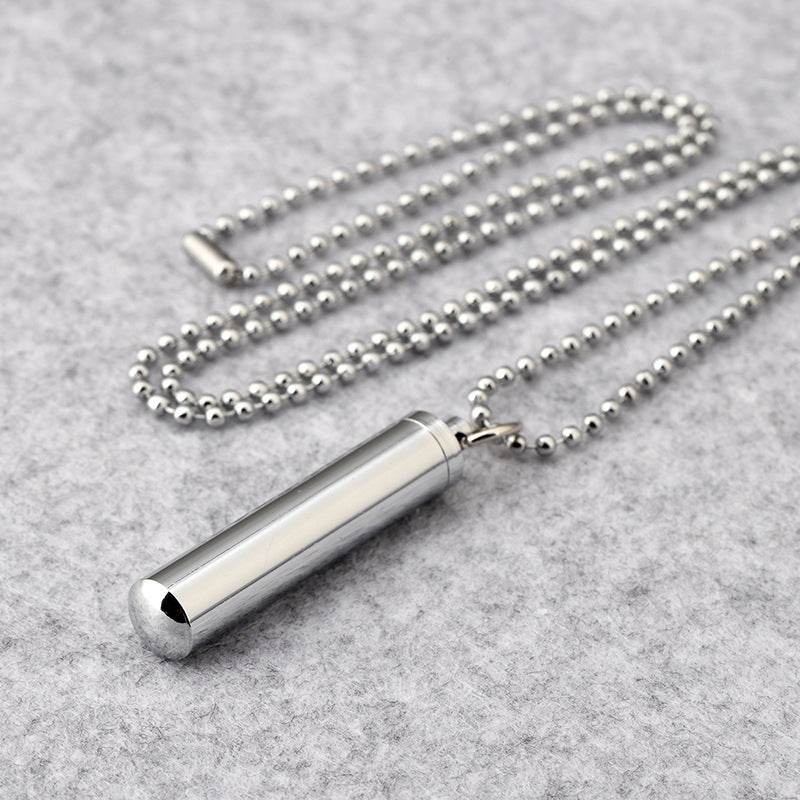 Silver Ball Chain Pendant Necklace for men - EX-STOCK Canada