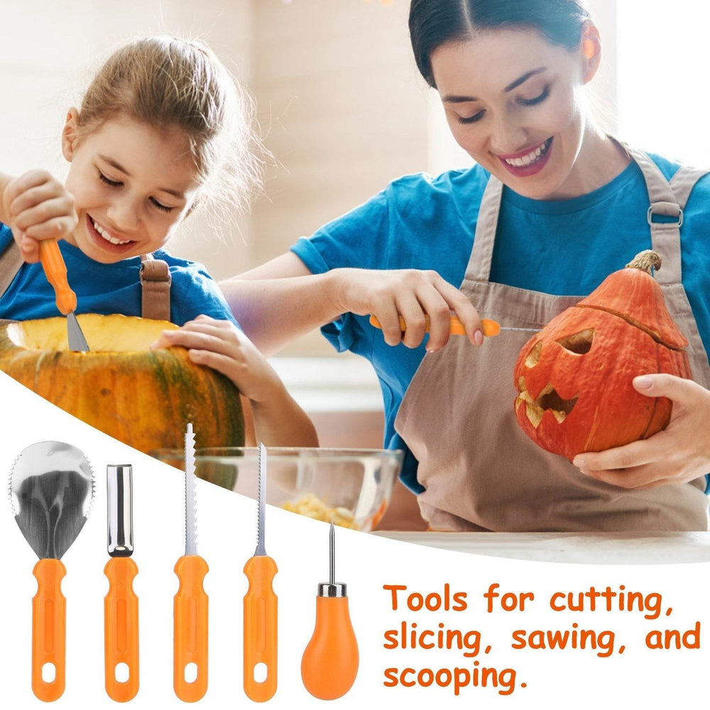 13Pcs Halloween Pumpkin Carving Kit Stainless Steel Carving Kit Pumpkin Sculpting Cutting Kit Halloween Decorative Tools - EX-STOCK Canada