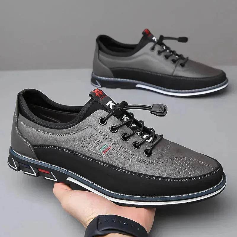 Genuine Leather Sports Comfortable And Non-slip Waterproof Leather Formal Shoes for Men - EX-STOCK Canada