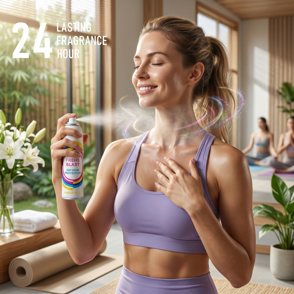 PHOFAY Frehs Blast 24H Odour Protection Body Deodorizing Spray – 140ml / 4.7 fl oz