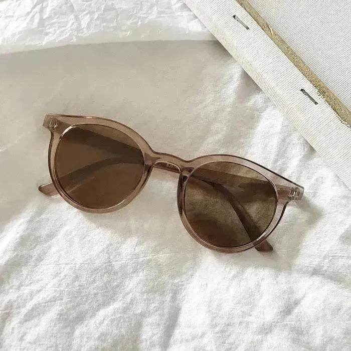 Unisex sunglasses round frame Glass UV400 - EX-STOCK Canada